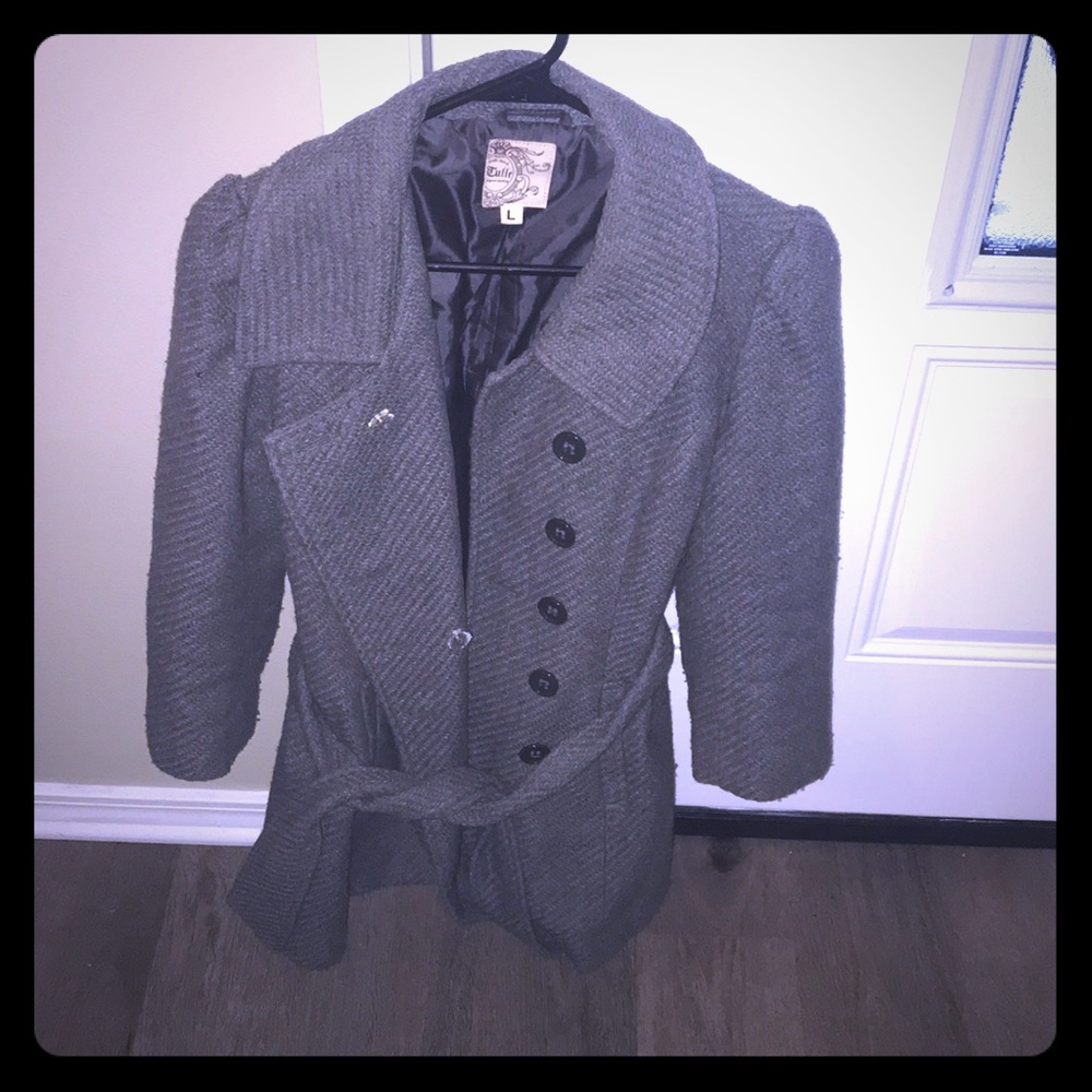 Grey Tulle Jacket
